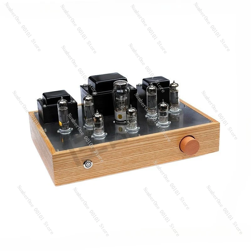 6P14/EL84 push-pull tube power amplifier, bile machine 15WX2 shed 6N1 + 6N3 DIY assembly kit