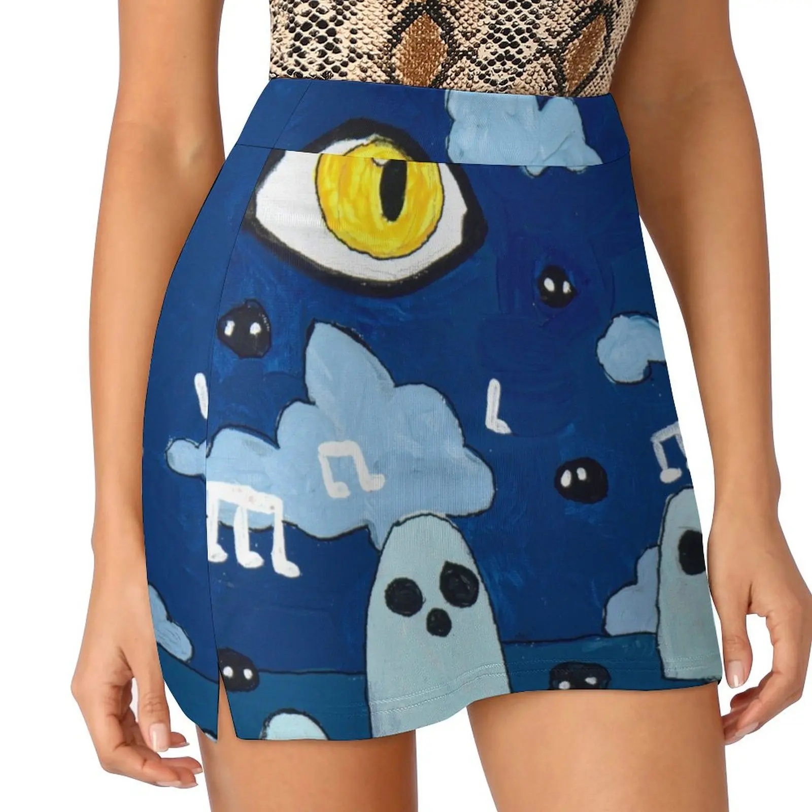 singing ghosts Mini Skirt Dresses skirts for women extreme mini dress