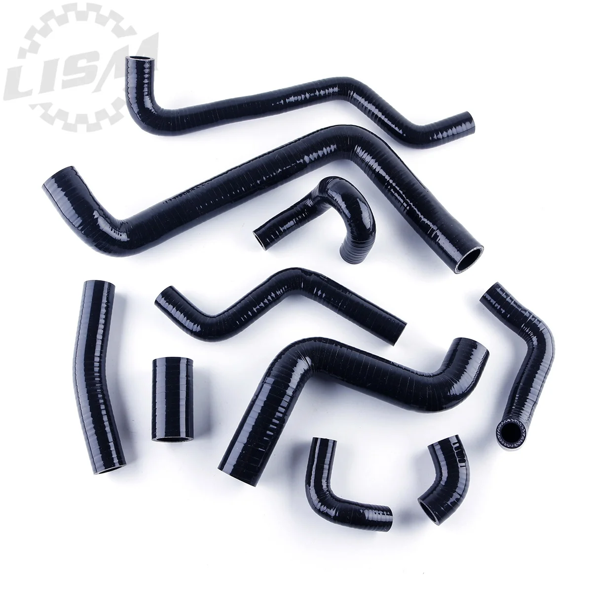 10PCS For Volkswagen VW Golf Jetta MK3 1.9 TDI AFN 110PS 1996 1997 Silicone Radiator Coolant Hose Kit Pipe 3PLY Replacement Part