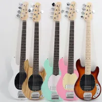 5-String Electric Bass 4 Strings Professional Olp Guitar Music Man Stingray Musical Instrument Custom Low Bass Electric Guitar