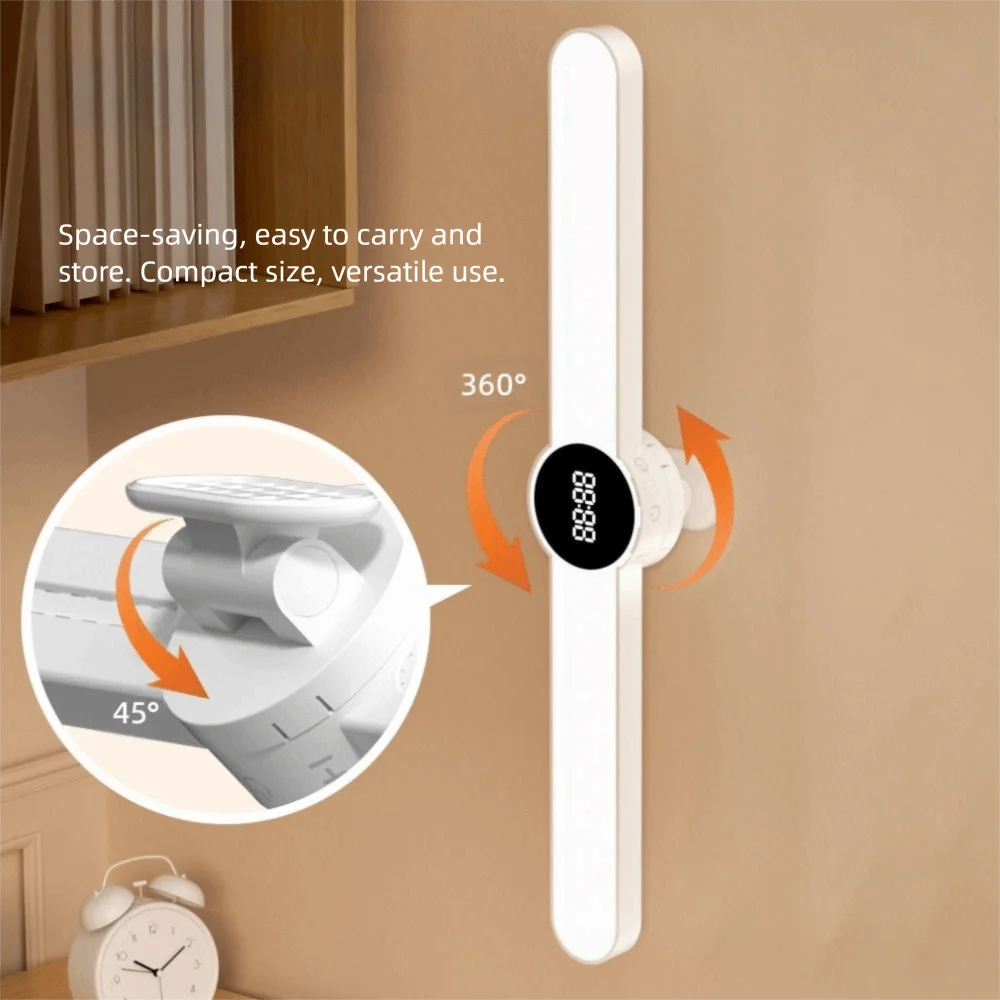 

Перезаряжаемая светодиодная настольная лампа с бесступенчатым затемнением, потолочное крепление, USB аккумуляторная лампа, защита глаз, ночник для общежития