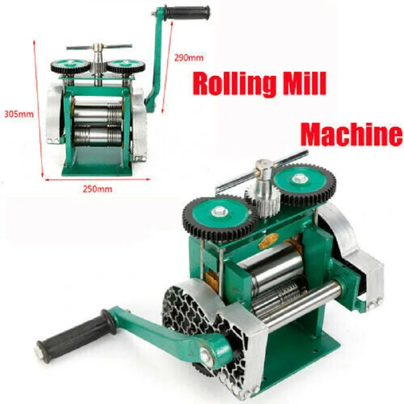 85mm Manual Jewelry Rolling Mill Machine Jewelry Press Metal Wire Flat Equipment