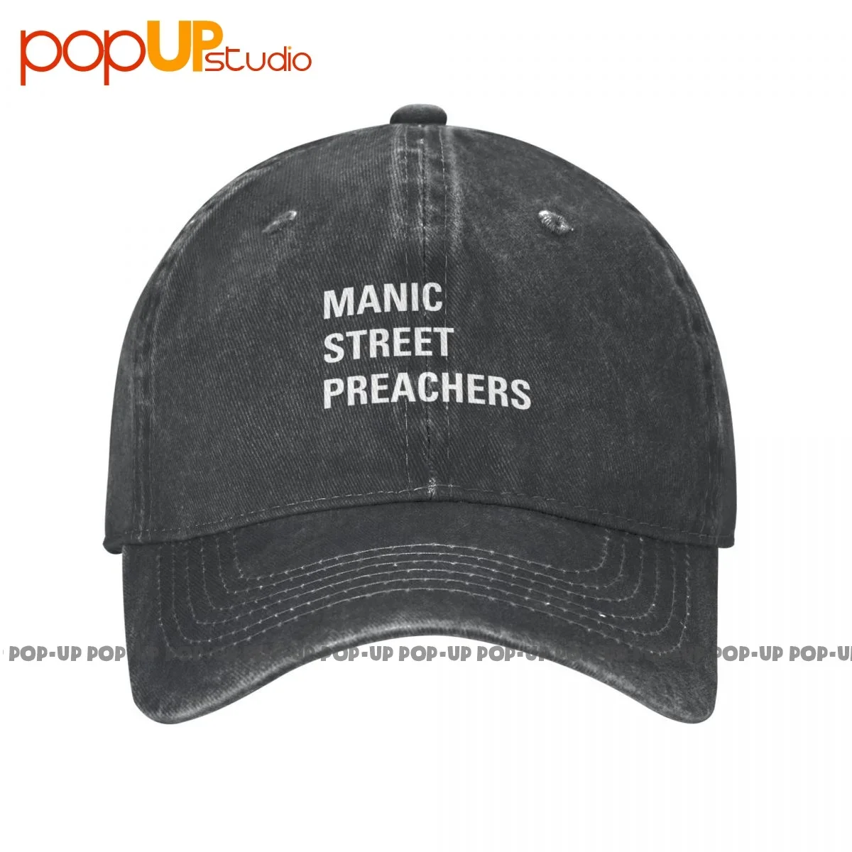 Manic Street Preachers Block Washed Denim Baseball Cap Trucker Hats Summer Comfortable