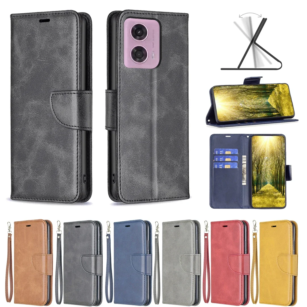 Luxury Wallet Magnetic Buckle Flip Leather Case for  Motorola G84 5G G24 G04 G Stylus 2022 G Power 2022 E30 E40 E32 4G G24 Cover