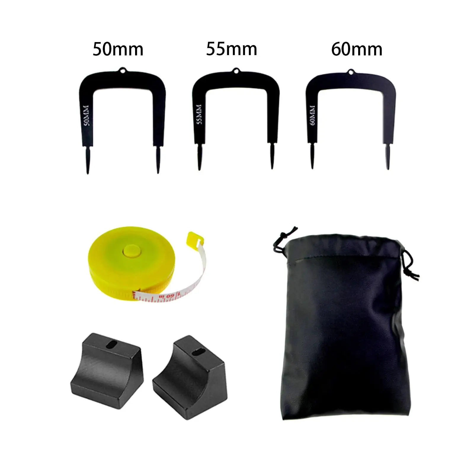 Portable Golf Putting Gates Training Aid with Storage Bag and Tape Measure for Balcony Office Indoor Use