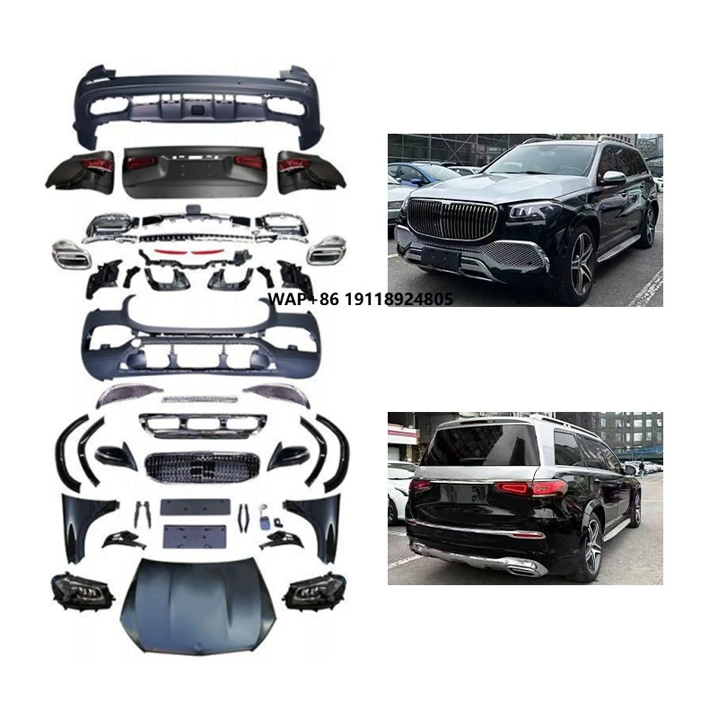 

Front/Rear Bumper Bolt-On Retrofit/Upgrade Kit New for GL Class 2007-2016 -Style Body Kit