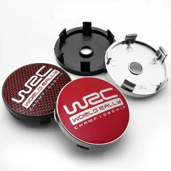 4PCS 56MM 60MM WRC World Rally Championship Emblem Universal Car Wheel Center Hub Caps Rim Cover Auto Modified Accessories