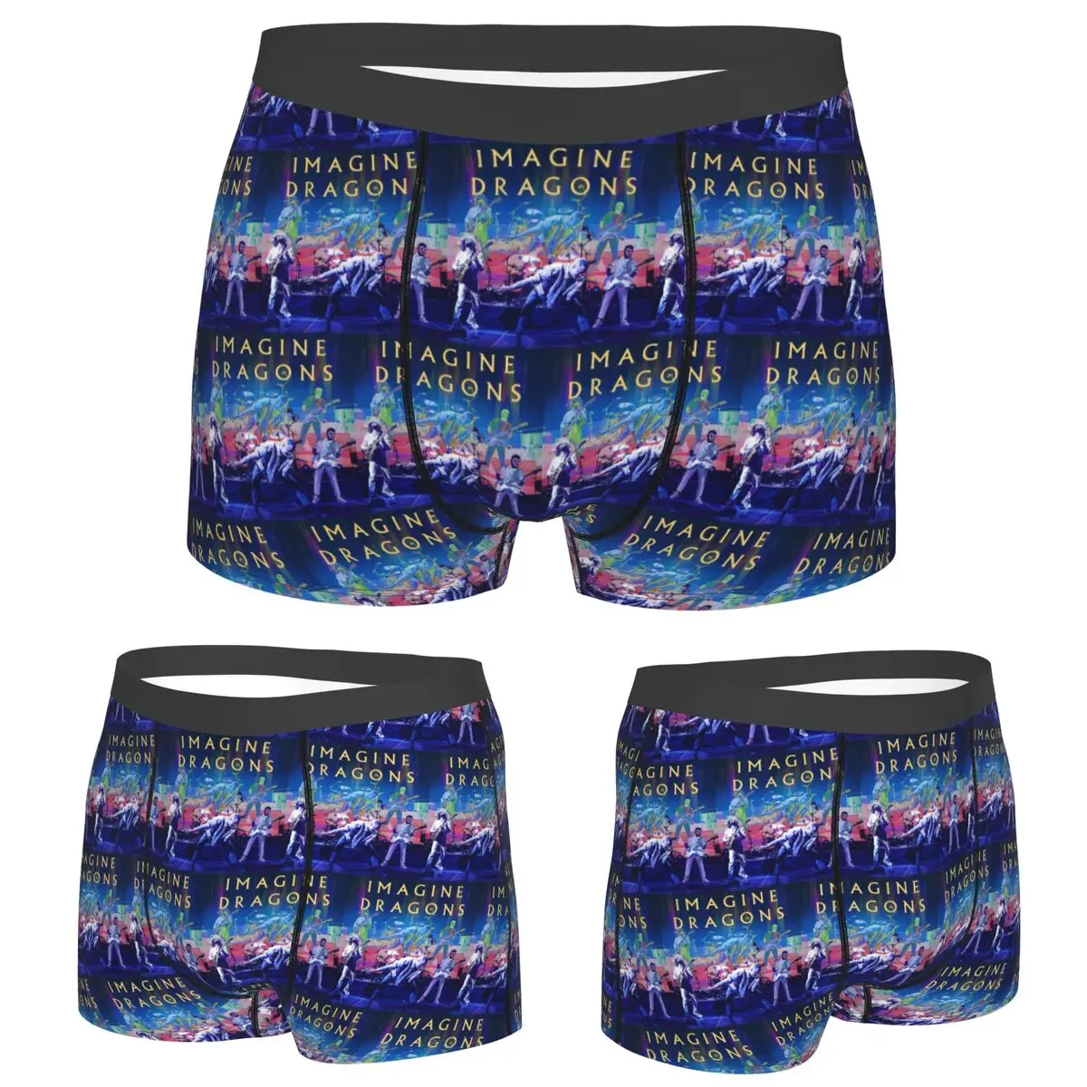 

Boxer Underpants Shorts Imagine Dragons Band Loom Tour Panties Male Soft Underwear for Homme Man Boyfriend Gifts