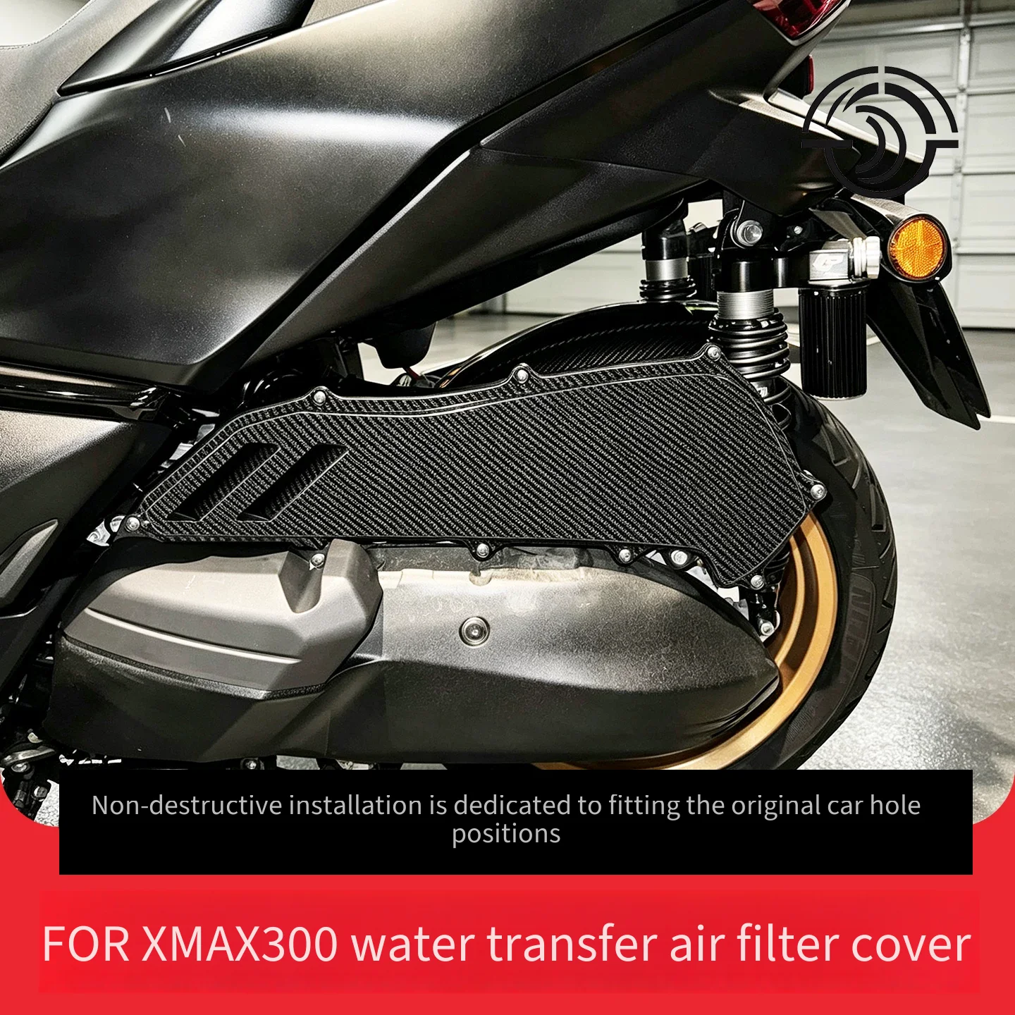 Transparent Air Filter Cover Air Cleaner Cap for Yamaha XMAX300 2017-2025 Motorcycle Modification Accessories