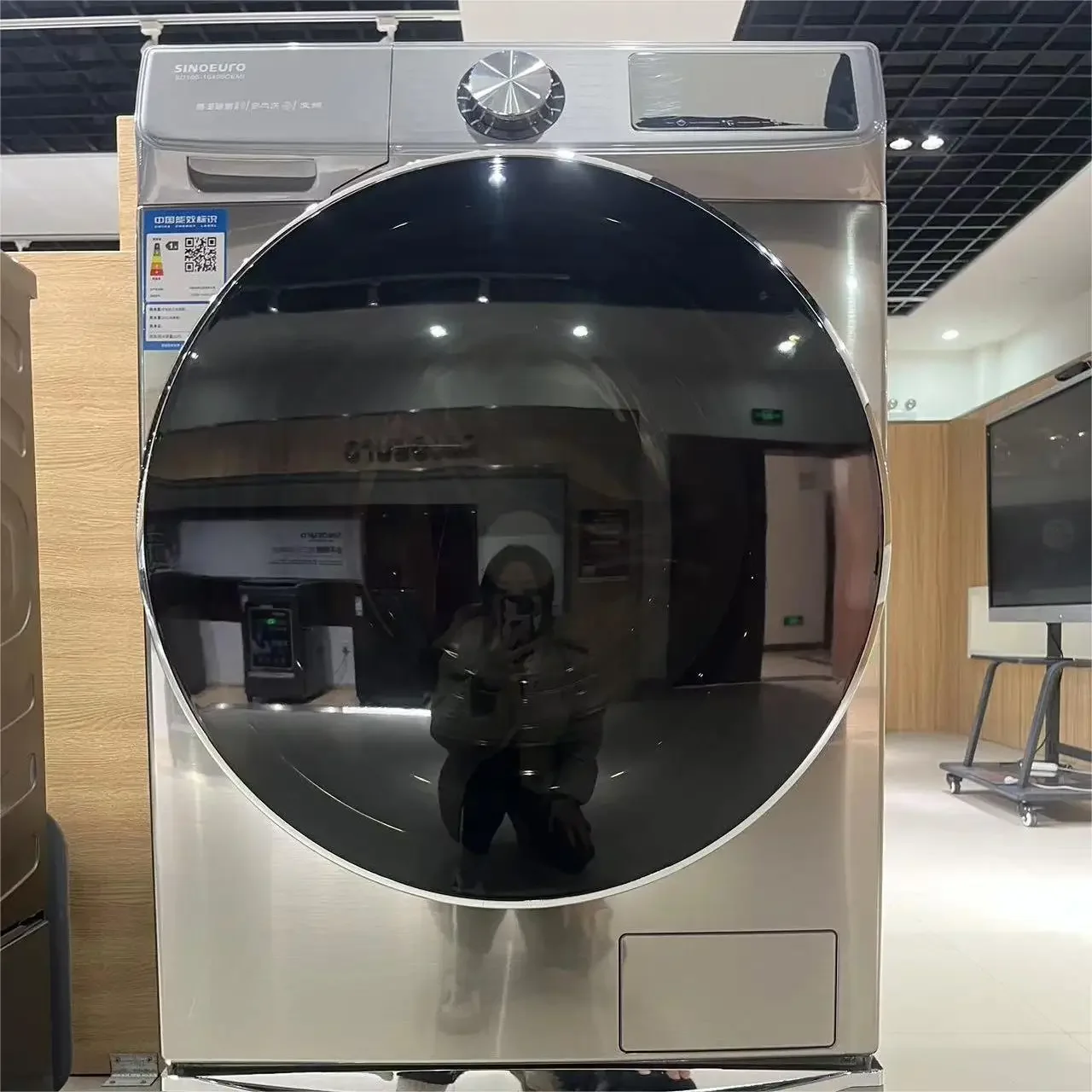 13kg 2-in-1 washer and dryer combination automatic front loading washer can be customized