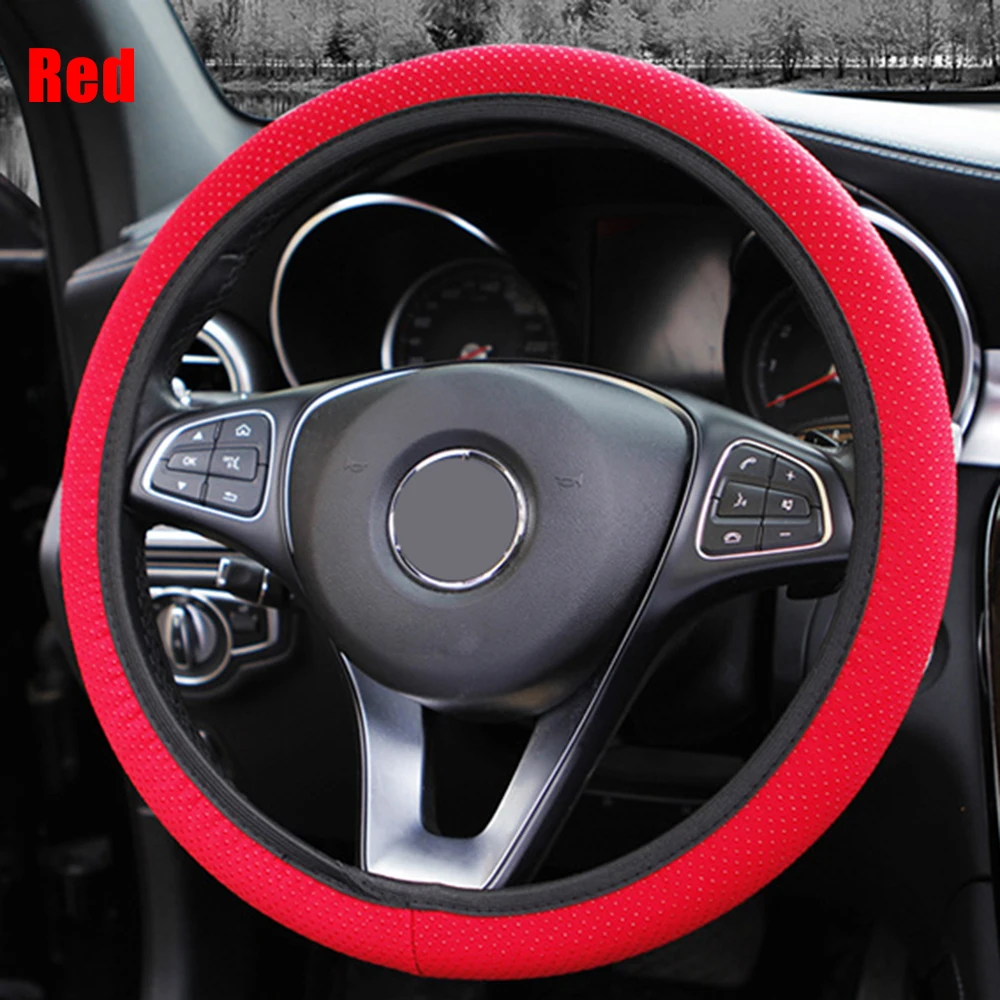 Useful Car Steering Wheel Cover 38cm Anti-Slip Massage Particles Parts Protector Replacement Accessories Decor