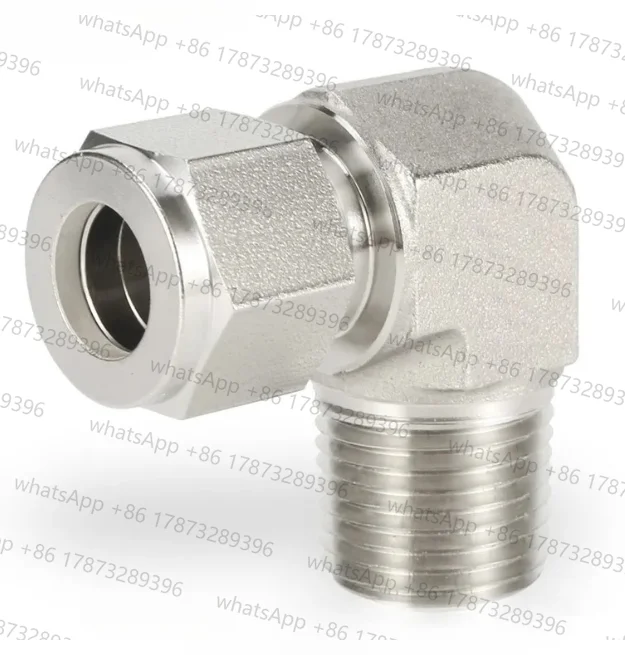 316 Stainless Steel Double Ferrule Compression Connector Male NPT BSPT ELBOW 1/8 1/4 3/8 1/2 6 8mm Pipe Fitting replace Swagelok