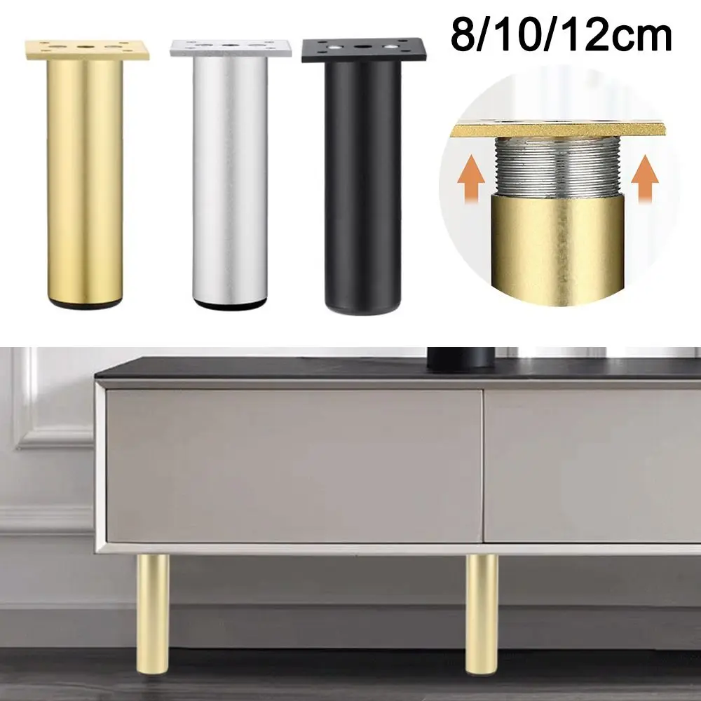 

Aluminium Alloy Furniture Legs Adjustable Replacement Nightstand Storage Box Leg Wear-resistant Anti Scratch Cabinet Legs