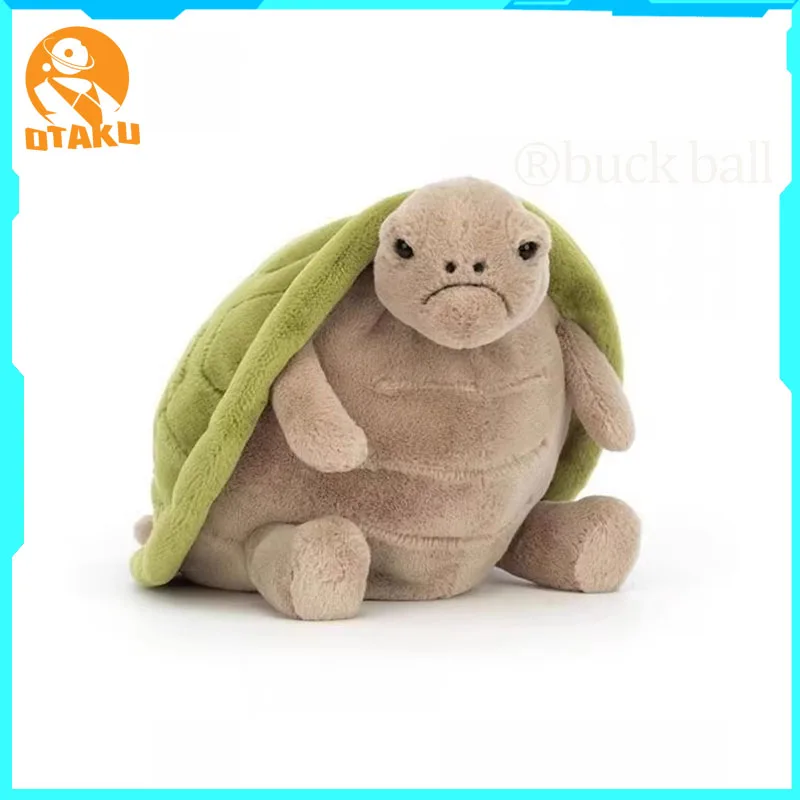 

Британская милая маленькая черепаха Timmy Turtle, плюшевая игрушка, кукла с лицом, полная растворителя, черепаха, мягкие вещи, детский подарок для комнаты