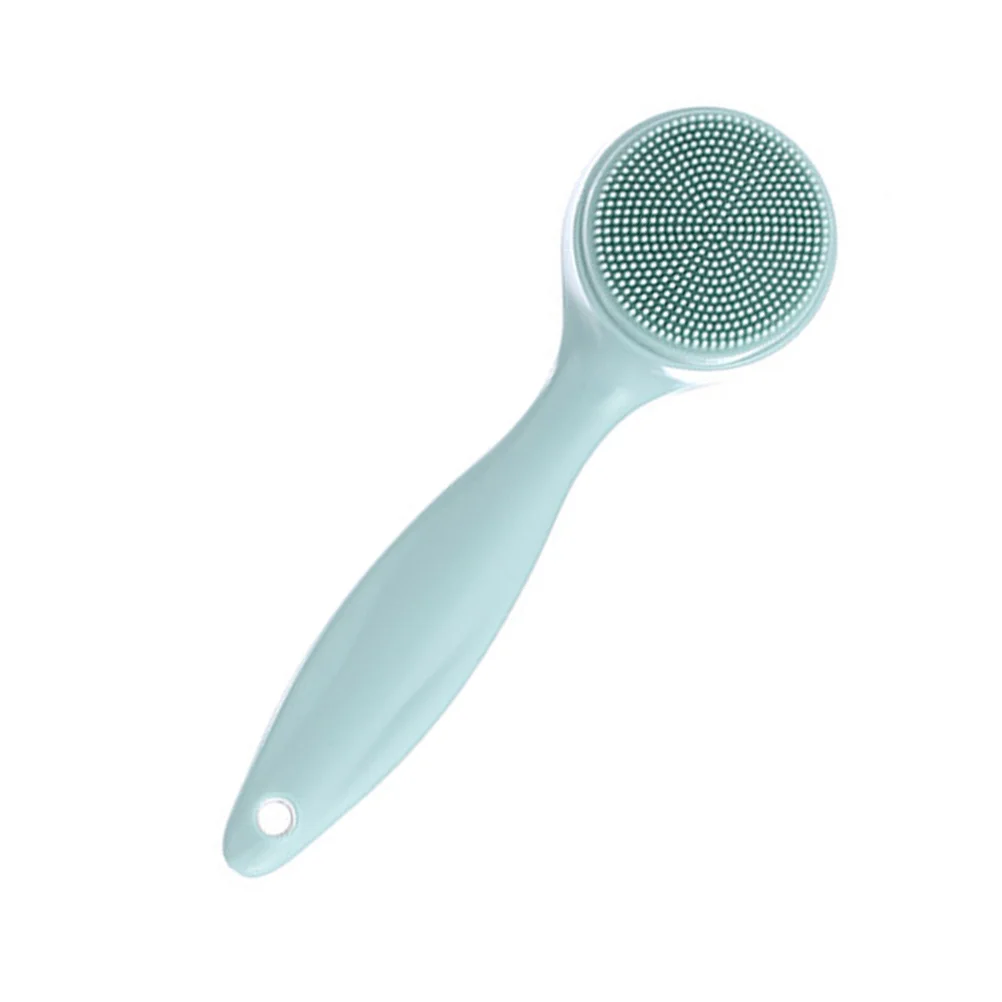 Cleansing Brush Deep Cleaning Face Scrubber Silicone Facial Massage Silica Gel Manual Blackhead Removal