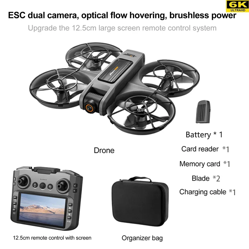 Xiaomi S156 Drone 8K HD double caméra 3 batterie 5G WiFi FPV moteurs sans brosse débit optique évitement de vol stationnaire GPS Drone à quatre axes