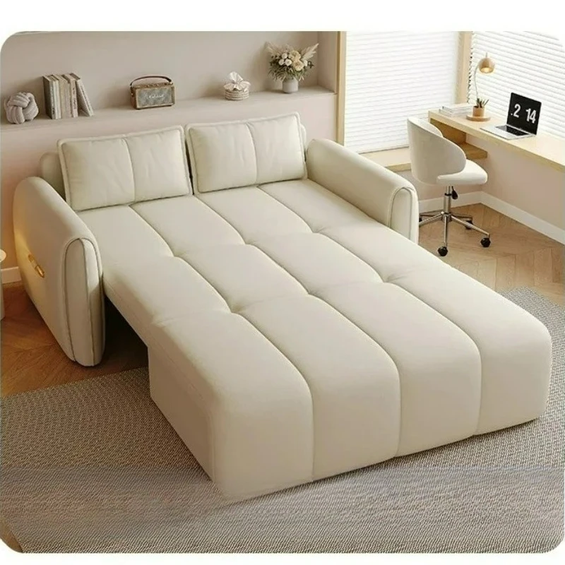 LTT  Fully Intelligent Electric Sofa Bed Retractable Dual-Use Small Apartment Foldable Living Room