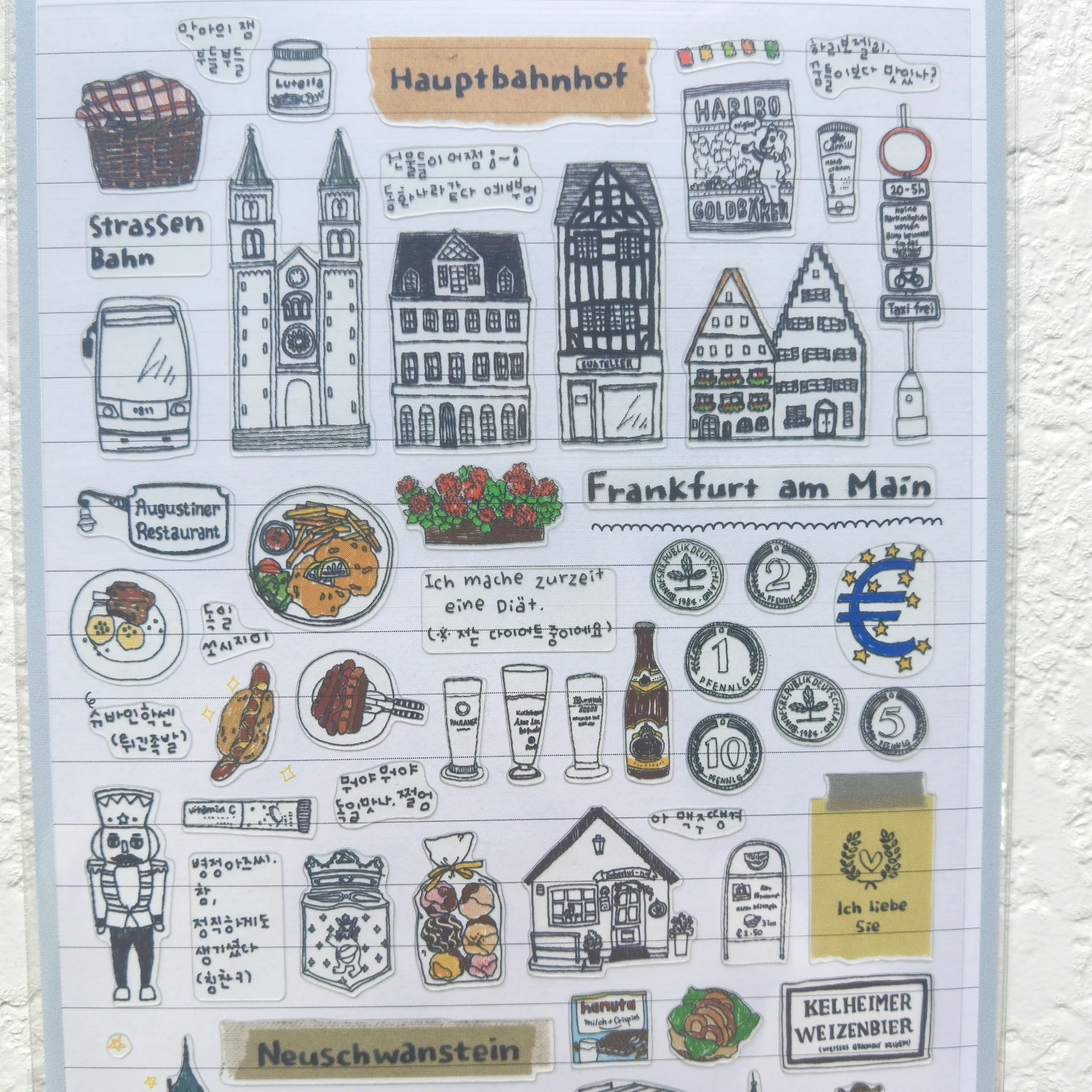 Korean Import Suatelier Frankfurt Am Main Decorative Washi Stickers Scrapbooking Diy Journal Stationery Sticker School Gift