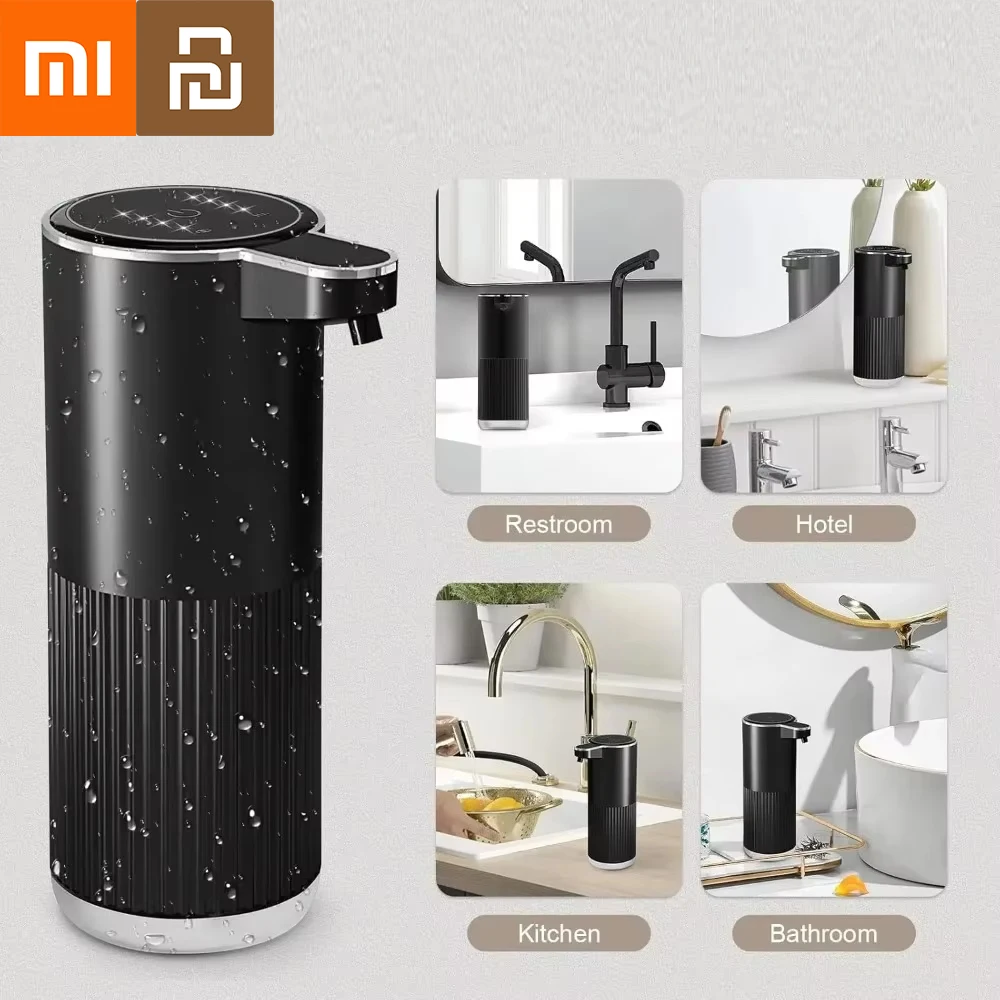 

Настенный настенный дозатор мыла Xiaomi IPX5, водонепроницаемый, 4 уровня, регулируемый, перезаряжаемый, электрический, интеллектуальный, автоматический, для кухонного мыла