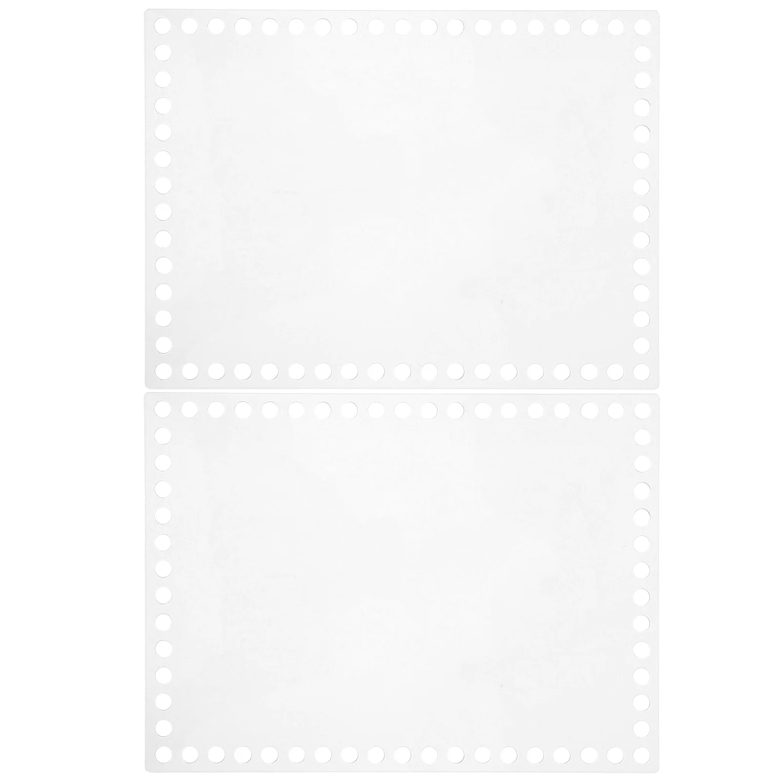 

2PCS Homemade Weaving Material Board Acrylic DIY Accessories for Home School Craft (20x15cm) Weaving Board