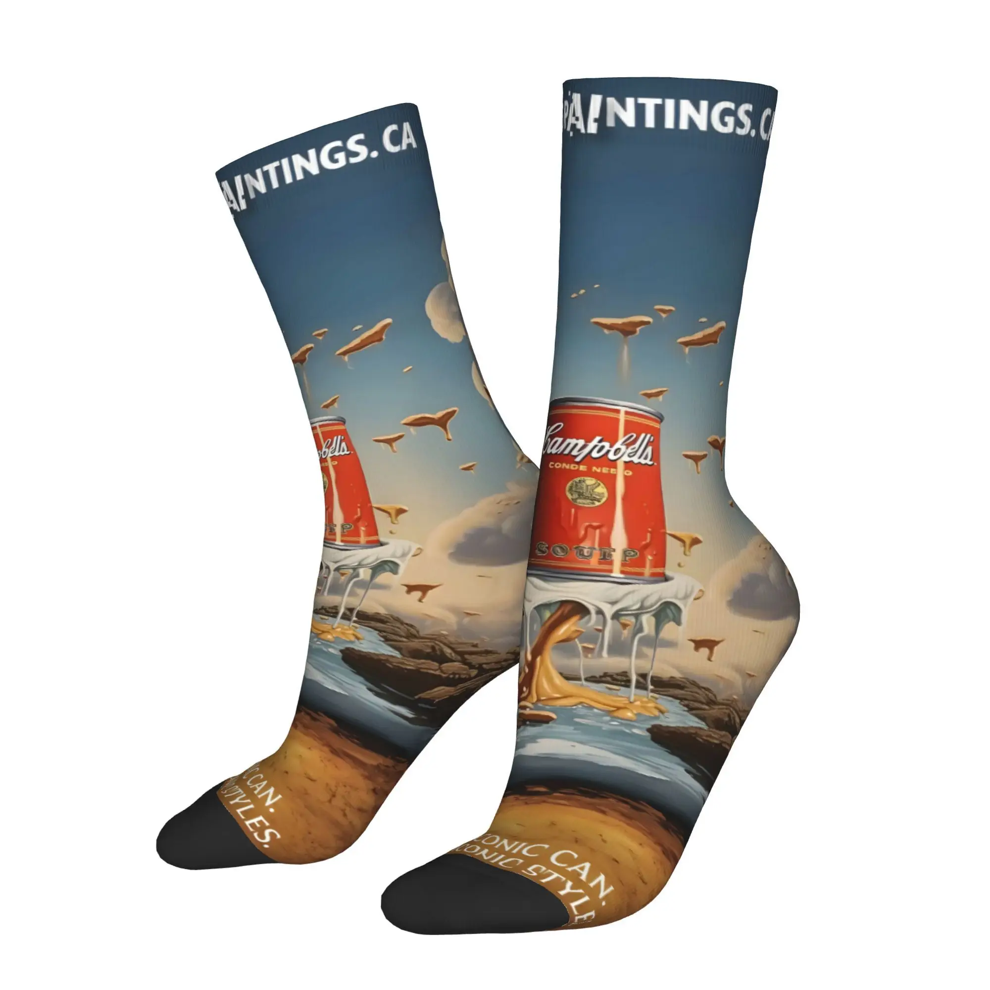 

Funny Sock for Men Unique Design Hip Hop Vintage Happy Quality Pattern Printed Crew Sock Seamless Gift
