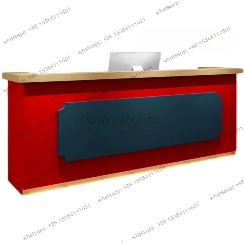 

44New Chinese style checkout page Bar restaurant Restaurant checkout page Reception table New fashion