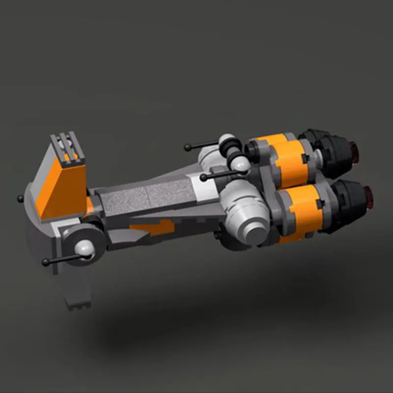 Mini modèle MOC Hammerhead Corvette, Cruiser lumineux Rebel Alliance Ram-Bow, Kit de construction de navires d'assaut spatial à petite échelle