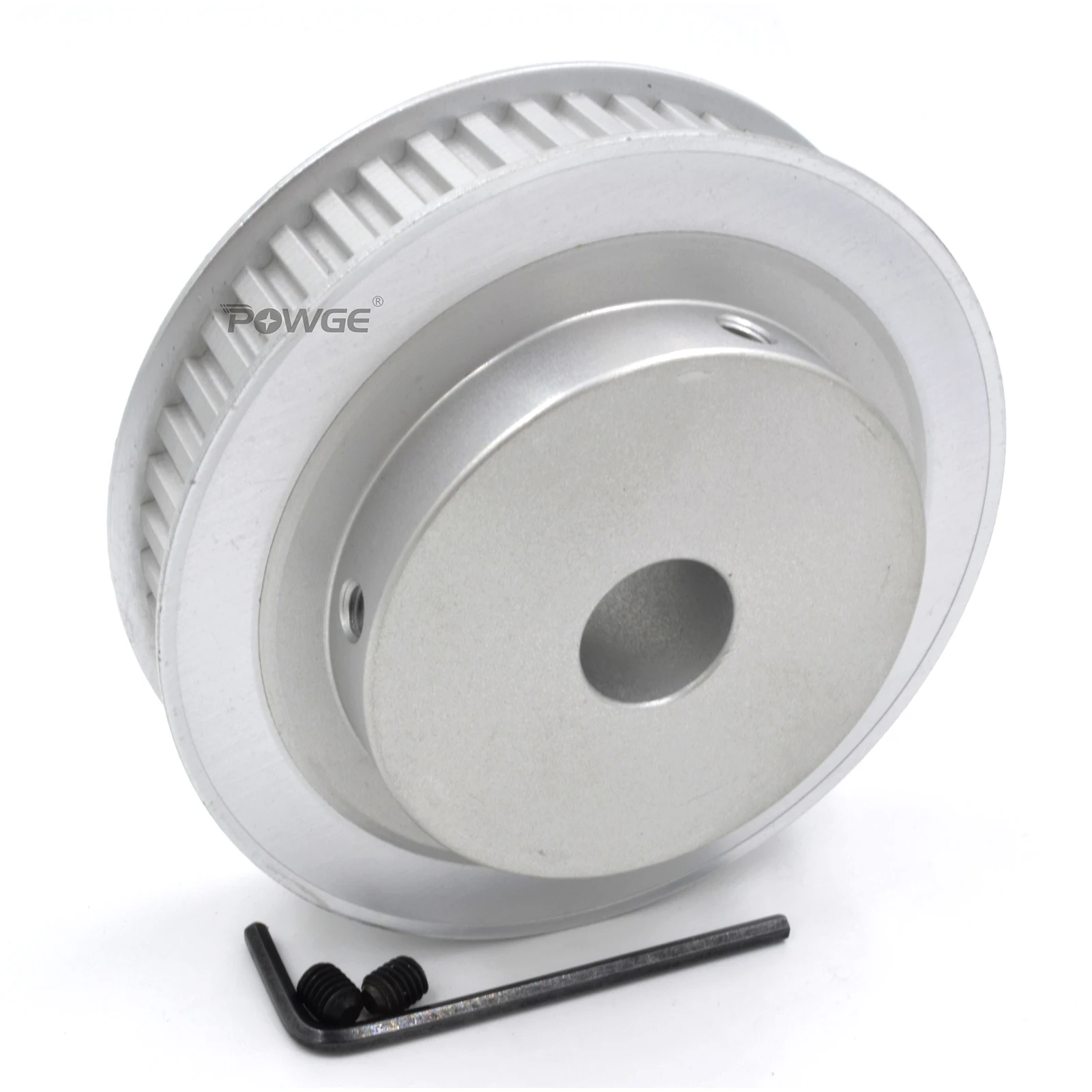POWGE Trapezoidal 54 55 56 58 Teeth XL Timing Pulley BF Shape Bore 8-30mm for Belt Width 10/15mm 58T 56T 55T 54T 58Teeth