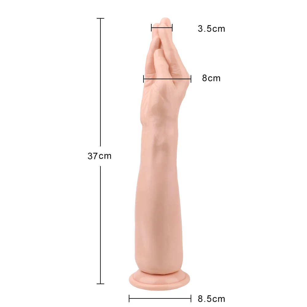 37cm Artificial Hands Butt Plug Anal Toys For Women Vaginal Dilator Men Anus Expander Big Dildos Female Masturbator Sex Products