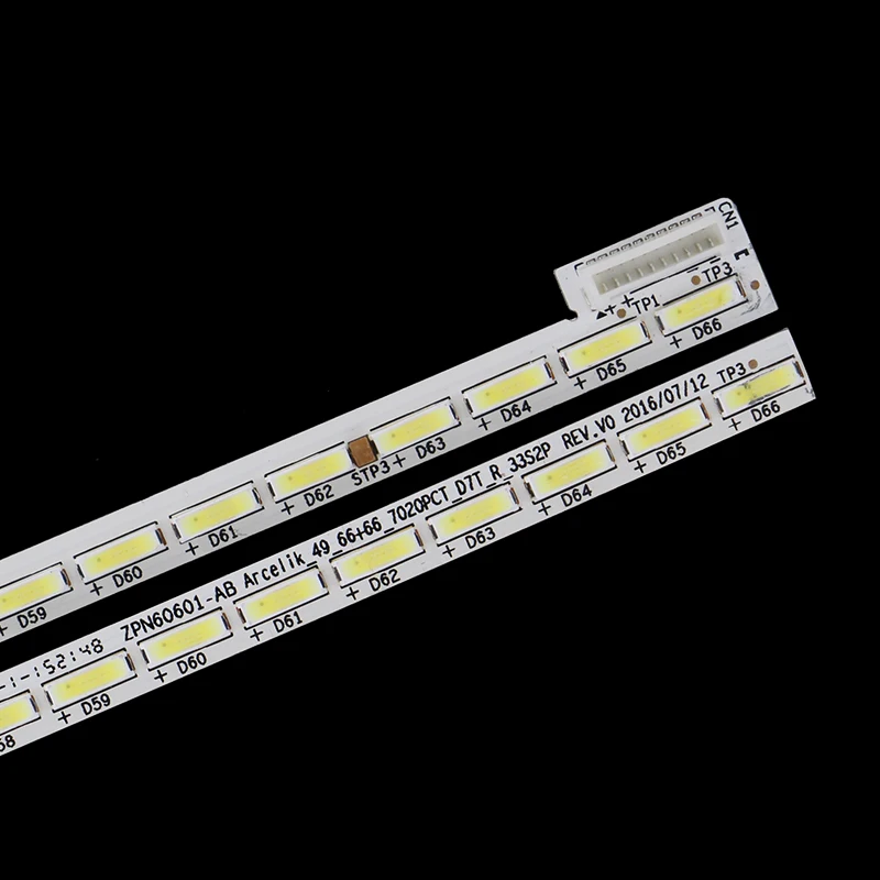 ZPN60600 AB LED التلفزيون الخلفية ل Arcelik Grundig 49 بوصة التلفزيون 49VLX860 LED الخلفية شرائط