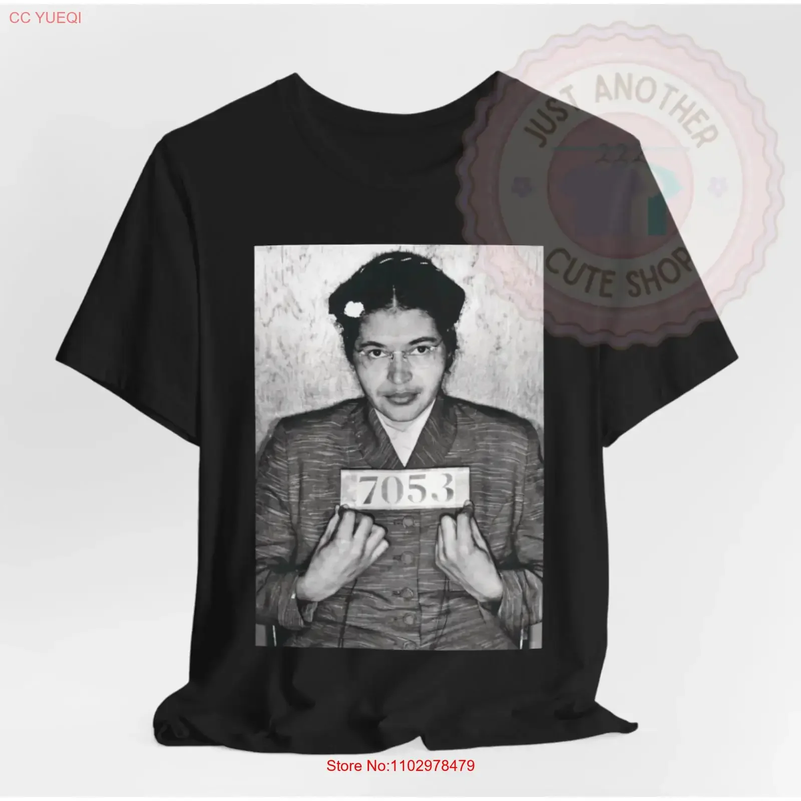 Camiseta con estampado de Rosa Parks, camiseta de los derechos civiles, resistencia negra, orgullo BLM, vintage, lavada, ligeramente suave, transpirable, gráfico, versátil