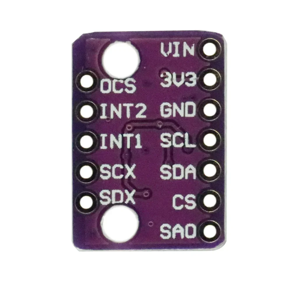 BMI160-GY-BMI160 6DOF, Sensor de velocidad de 6 ejes, giroscopio, acelerómetro de gravedad, módulo de protocolo de comunicación IIC I2C SPI, 3-5V