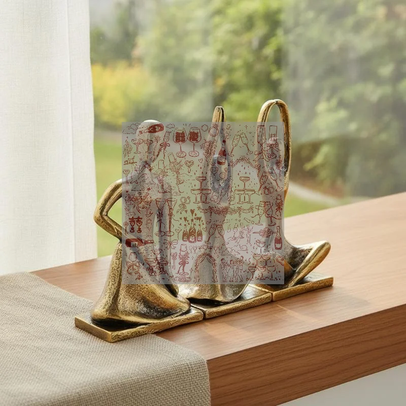 Pure Brass Yoga Girl Figurine Nordic Light Luxury Abstract Dancer Statue Home Office Desktop Decoration Gift