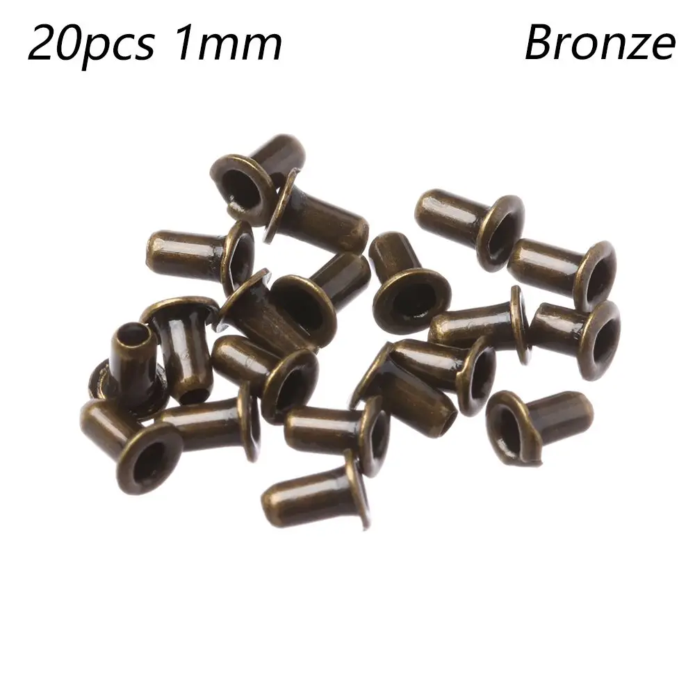 20pcs Hot Shoes Clothes Mini Ultra-small  Bags Accessories Belt Buckle Metal Eyelet Buttons Diy Dolls Buckles