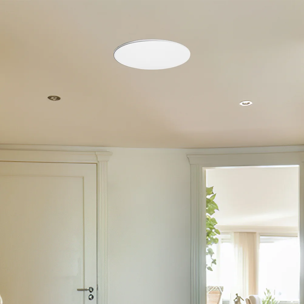 

Acrylic Round Ceiling Lamp Panel White Frosted 35.5cm Bedroom Living Dining Room Light Diffuser Cover Light Panel