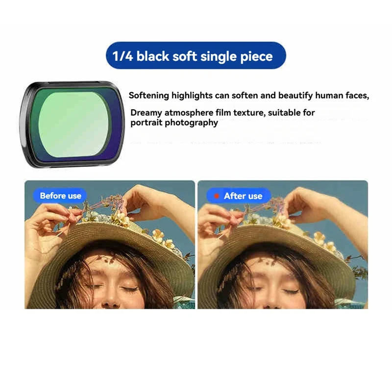 AT12 Magnetic Effect Filter Set  Adjustable ND/CPL Filter With HD Multi Coated Optical Glass