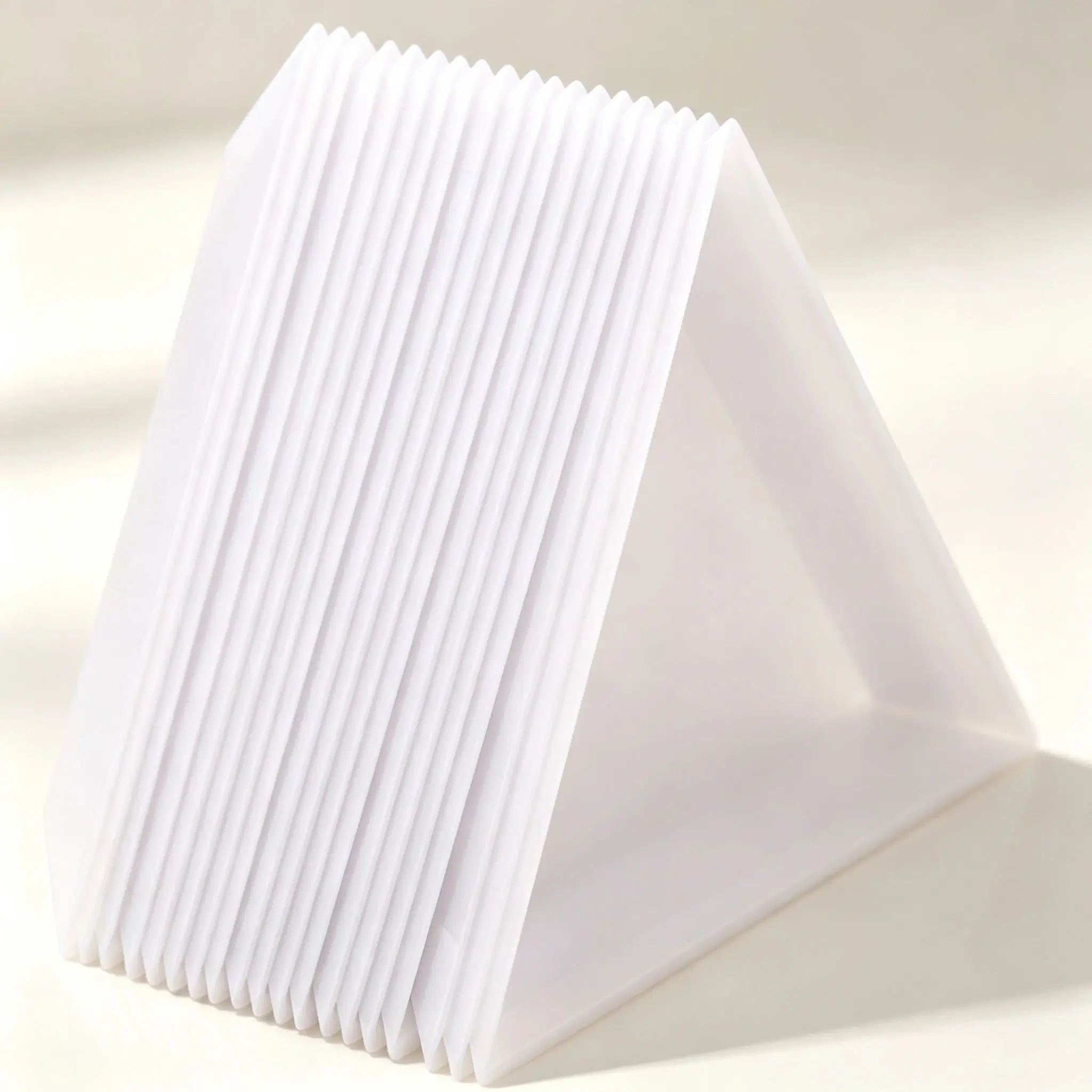 10PCS Environmental Plastic Triangle White Jewelry Beads Container Trays Plate Display Holder Storage Handmade DIY Accessories