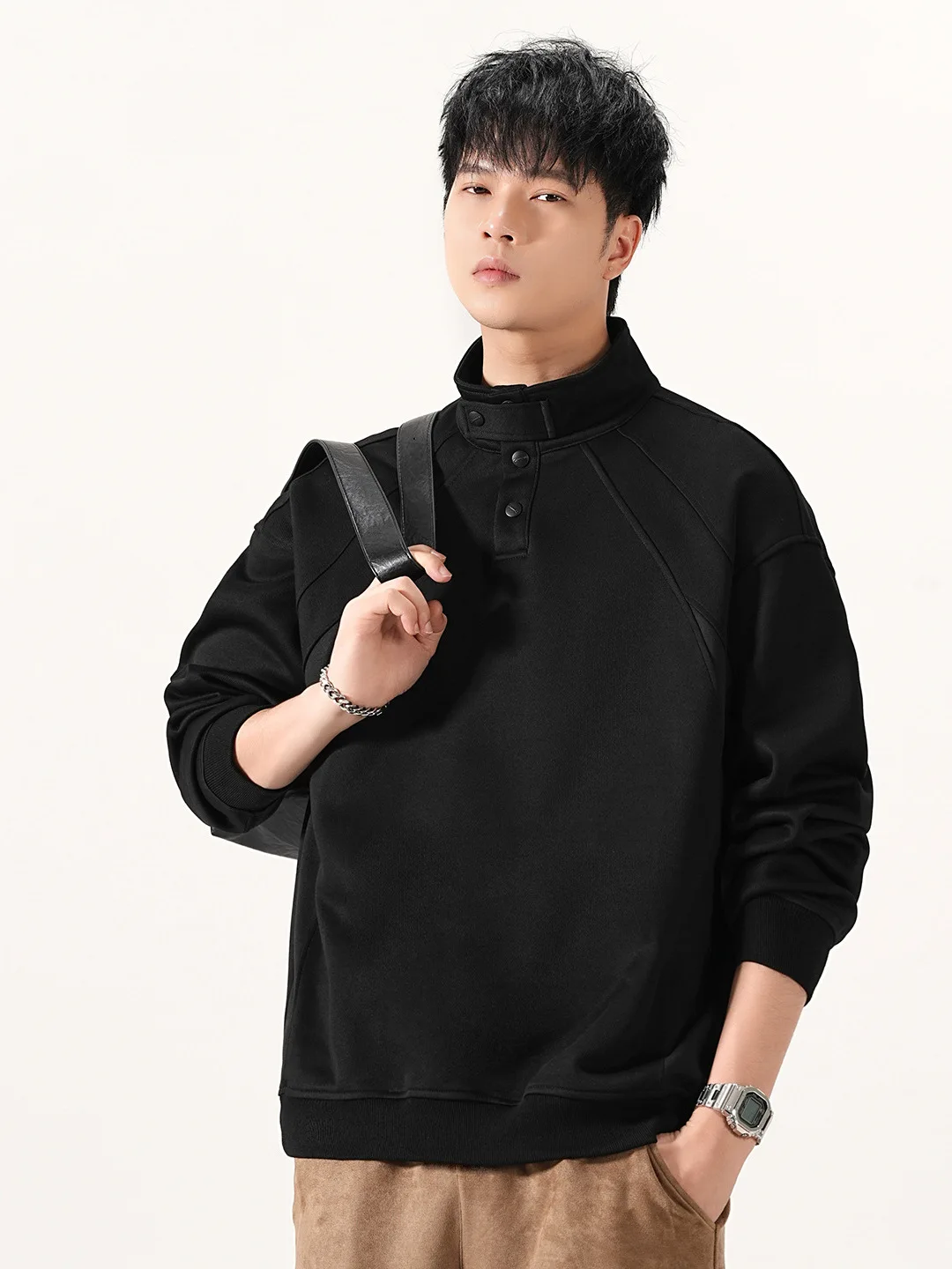 

Мужские толстовки без капюшона: Оригинальные легкие утепленные термокофты для осени, защиты от холода, активного отдыха и спорта