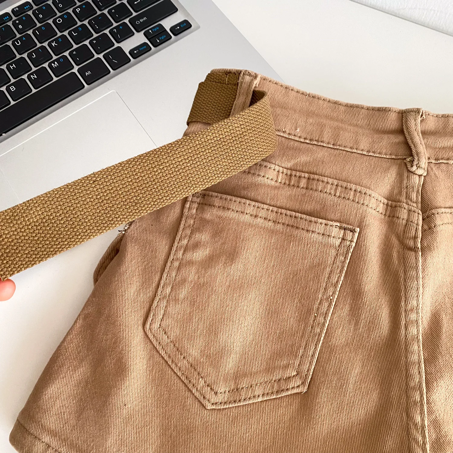 Women Denim Shorts Solid Cargo Short Button Pocket Mini Length Zipper Fly Empire Waist Loose Fit Streetwear Casual 2026 Summer