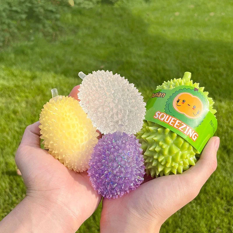 

Durian Squishy Novelty Fidget Squeeze Toys Hobbies Stress Relief Antistress Creativity Sensory Relaxing Artificial Kawaii Gifts