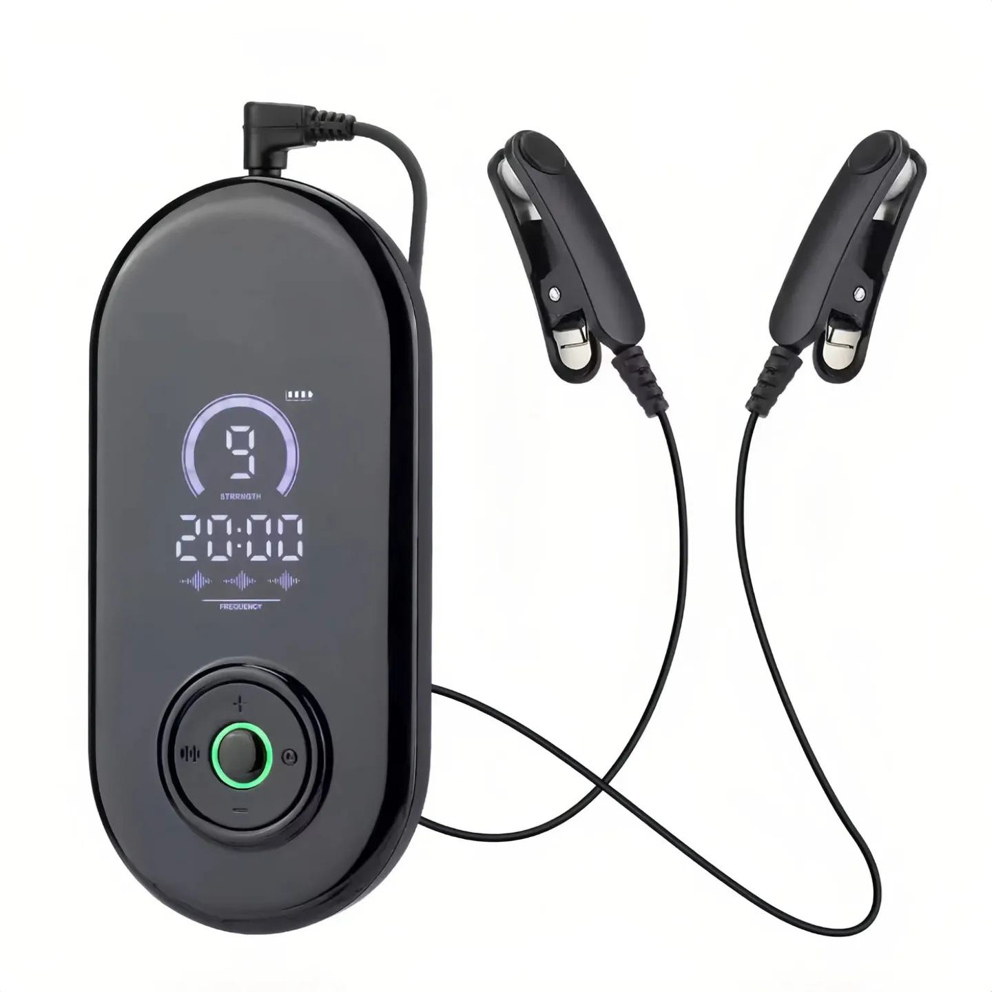 Smart sleep device, ear-clip design, 3 modes, 9 intensity levels, physical therapy, scientific sleep aid