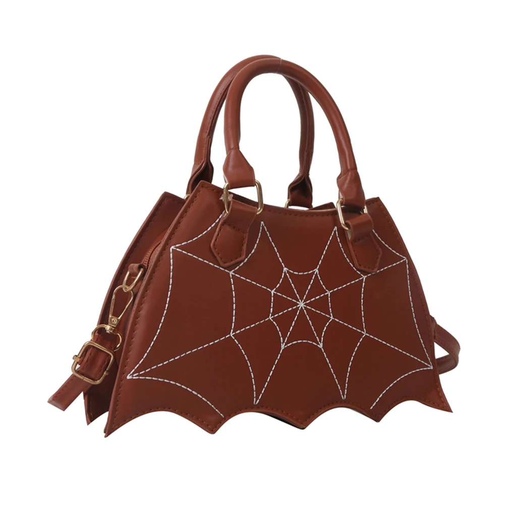 Bolsa de ombro pequena feminina criativa chique senhoras sacos de alça superior couro do plutônio moda adereços de halloween sacos de compras ao ar livre