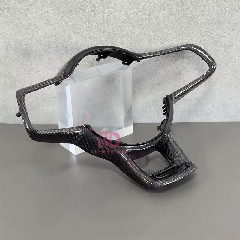 Suitable for Volkswagen Golf 7, 7.5 GTI, MK7, Carbon Fiber Frame, and Decorative Steering Wheel Cover Accessories