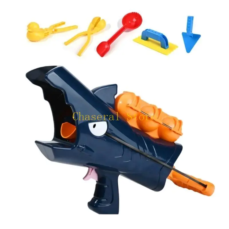 E7ce Snowballs Maker Mold with Snowballs Blasters Gunsランチャー、スノーボールメーカーのおもちゃ