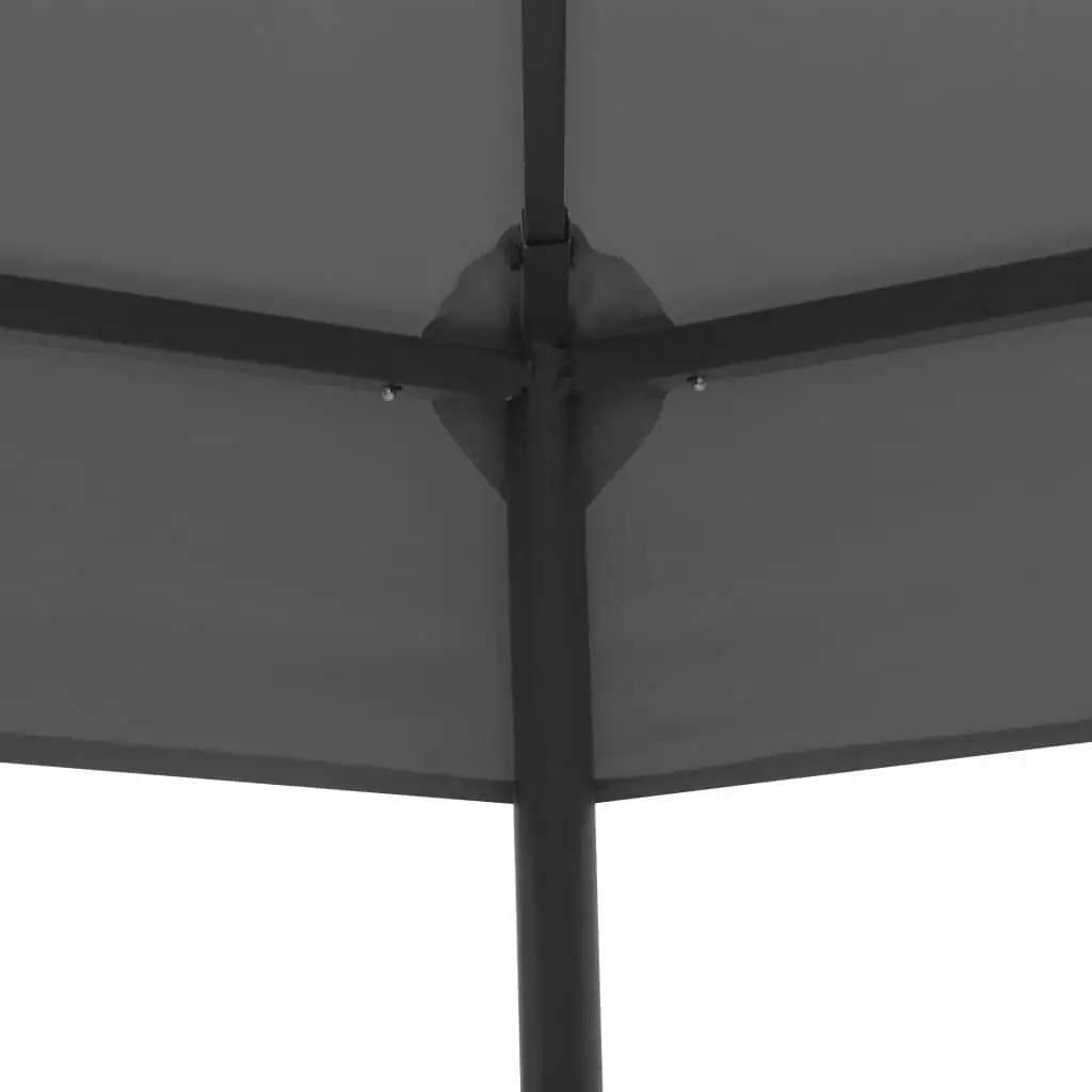 Outdoor Garden Gazebo 127.2x108.3x104.3 cm - Anthracite Canopy for Patio, Deck, and Backyard