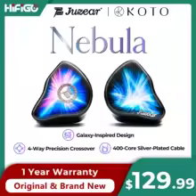 【¥16,911】Juzear x KOTO Nebula ハイブリッド IEMイヤホン Juzear Nebula 特別割引-アリエク特価アラート