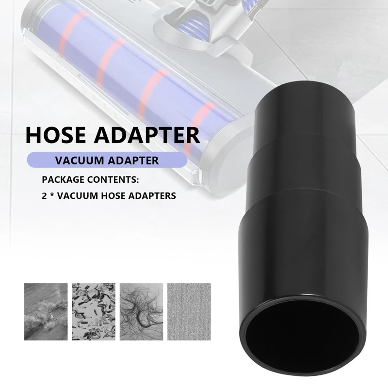 2 Pieces Vacuum Hose Adapter Cleaner Hose Universal Adapter Converter, 32Mm 35Mm 40Mm Hose Reducer For Most Vacuum