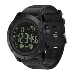 Inteligentny zegarek mężczyźni Sport Bluetooth zegarki elektroniczne czarny wojskowy jakość Smartwatch zegarek wodoodporny Reloj Mujer