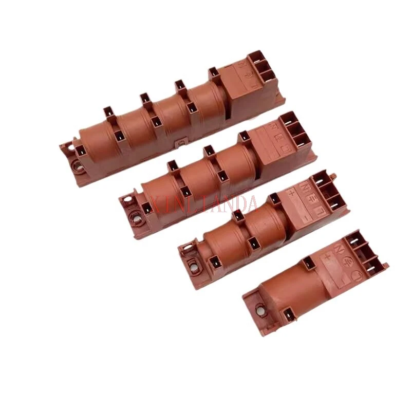 Ac 220v dc 1.5v fogão a gás ac pulso seguro eficiente ignição de pulso 4 terminais quatro conexões de saída ignição de fogão de forno europeu