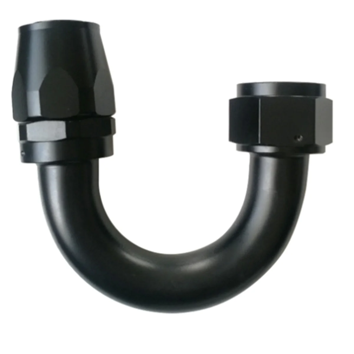 A002 peças de modificação do carro universal AN20 180 °   Conector de mangueira de tubo de óleo giratório conector de resfriamento de óleo destacável preto